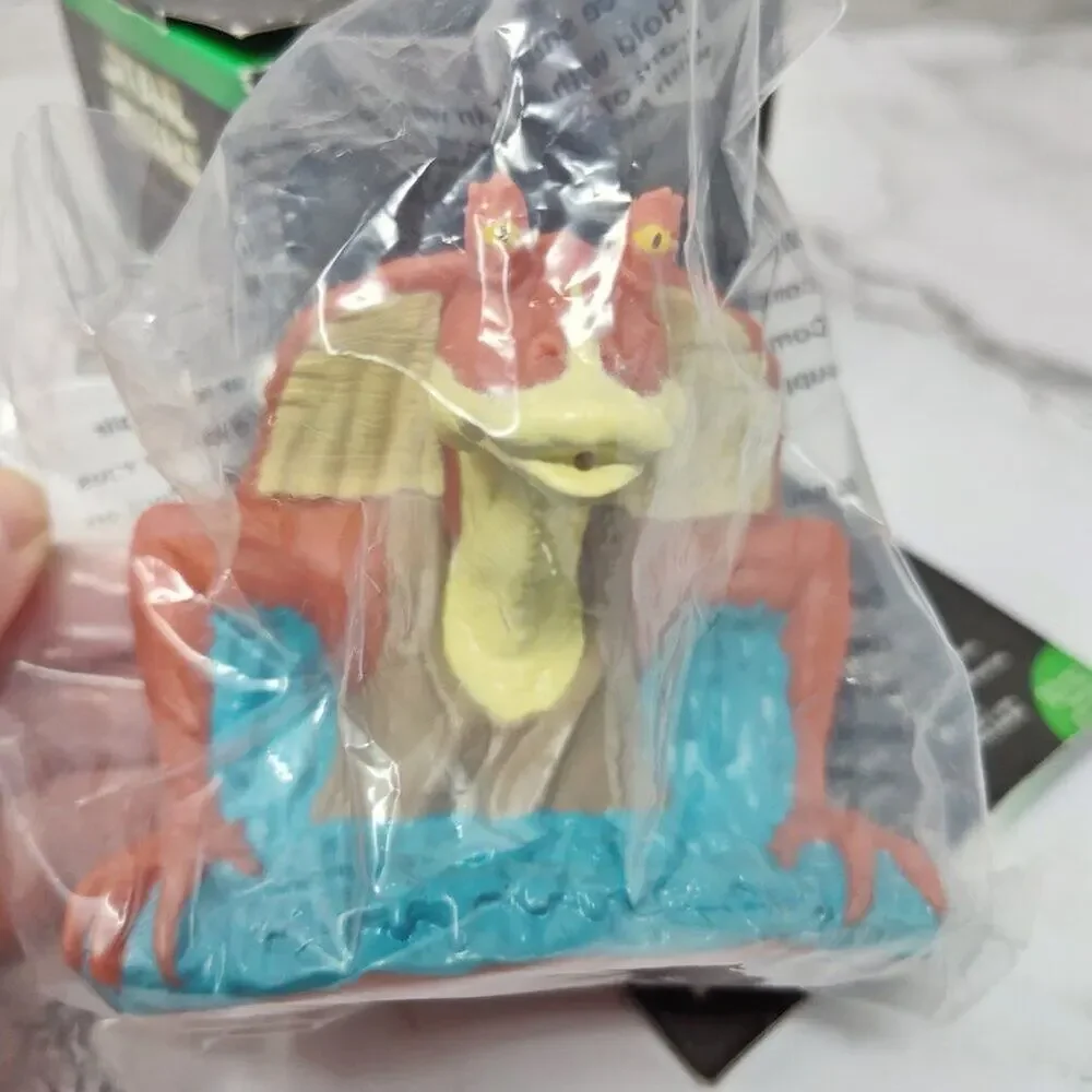 🌟 Vintage Star Wars Episode 1 Jar Jar Binks Squirter Toy - Naboo KFC Taco Bell